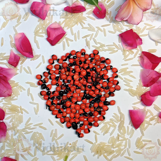 Rakt Gunja/Red Chirmi Seeds or Abrus Seeds for Puja