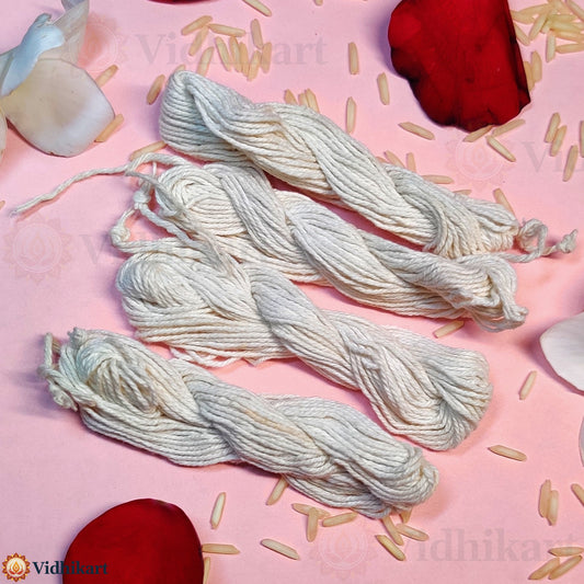 Janev (Yajnopavit / Upanayan Thread) – Traditional Cotton Thread for Hindu Rituals