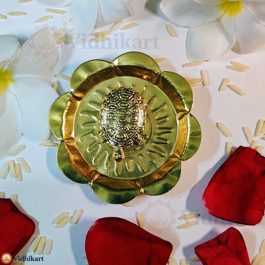 Kachhua (Tortoise Idol) – Traditional Brass, Copper, or Stone Figurine for Puja & Rituals