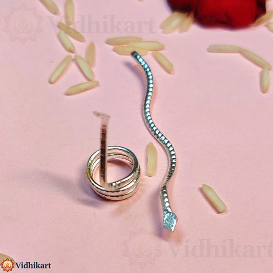 Nag Nagin Idol Pair – Traditional Serpent Figures for Puja & Rituals